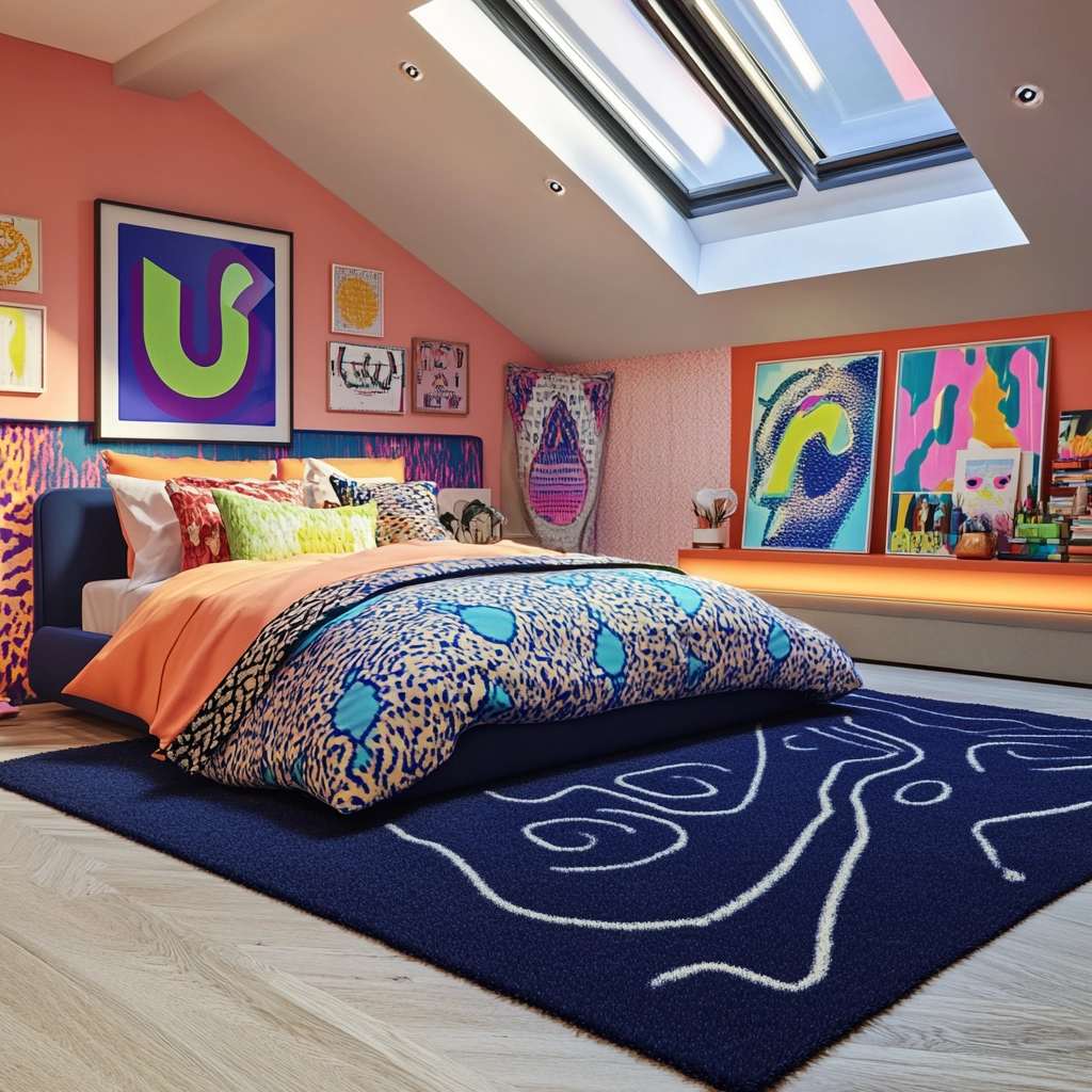 navy rug bedroom 71