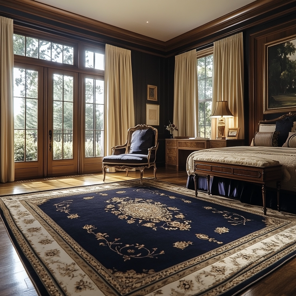 navy rug bedroom 80