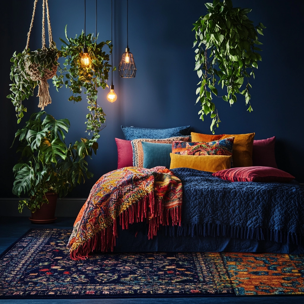 navy rug bedroom 9