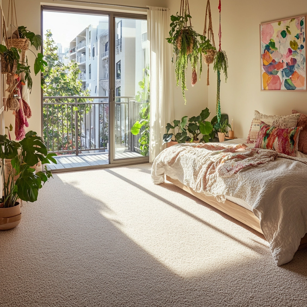 neutral carpet bedroom 16