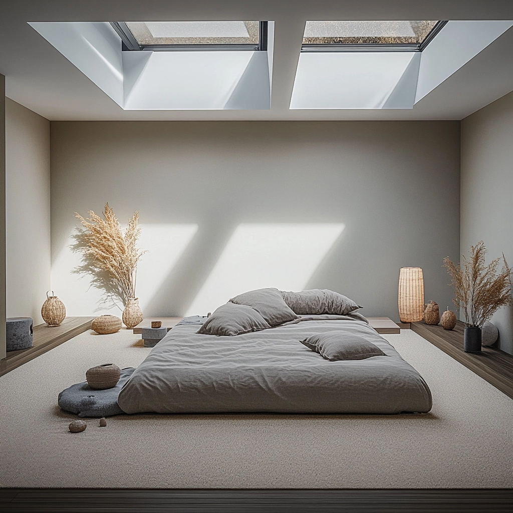 neutral carpet bedroom 35