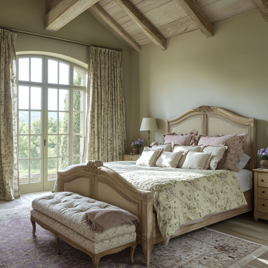olive green beige bedroom 43