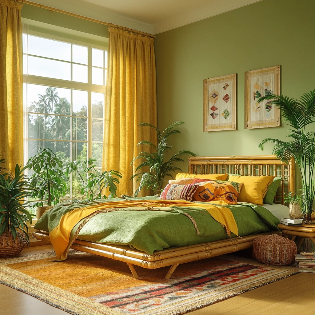 olive green beige bedroom 47