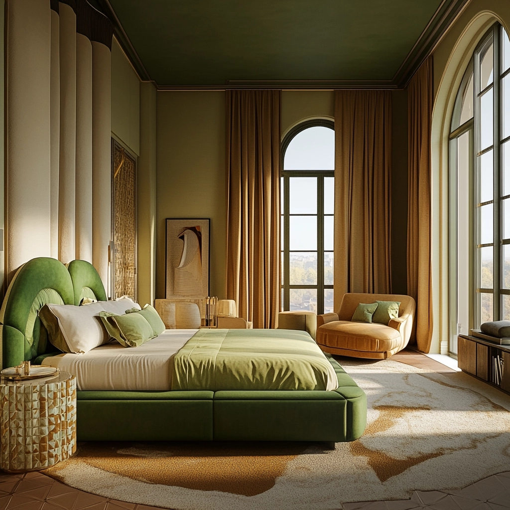 olive green beige bedroom 65