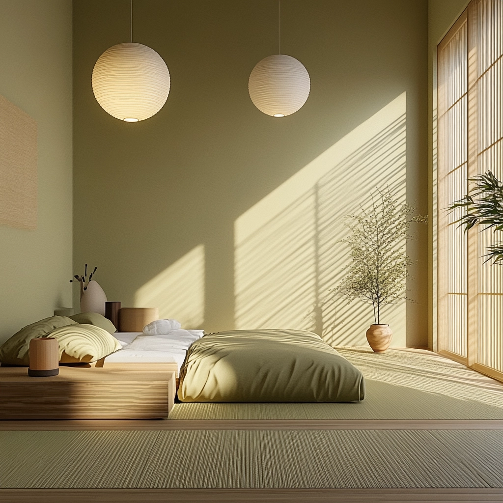 olive green beige bedroom 70