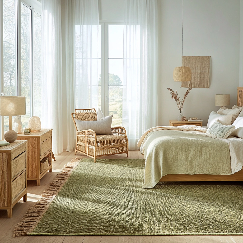 olive green rug bedroom 34