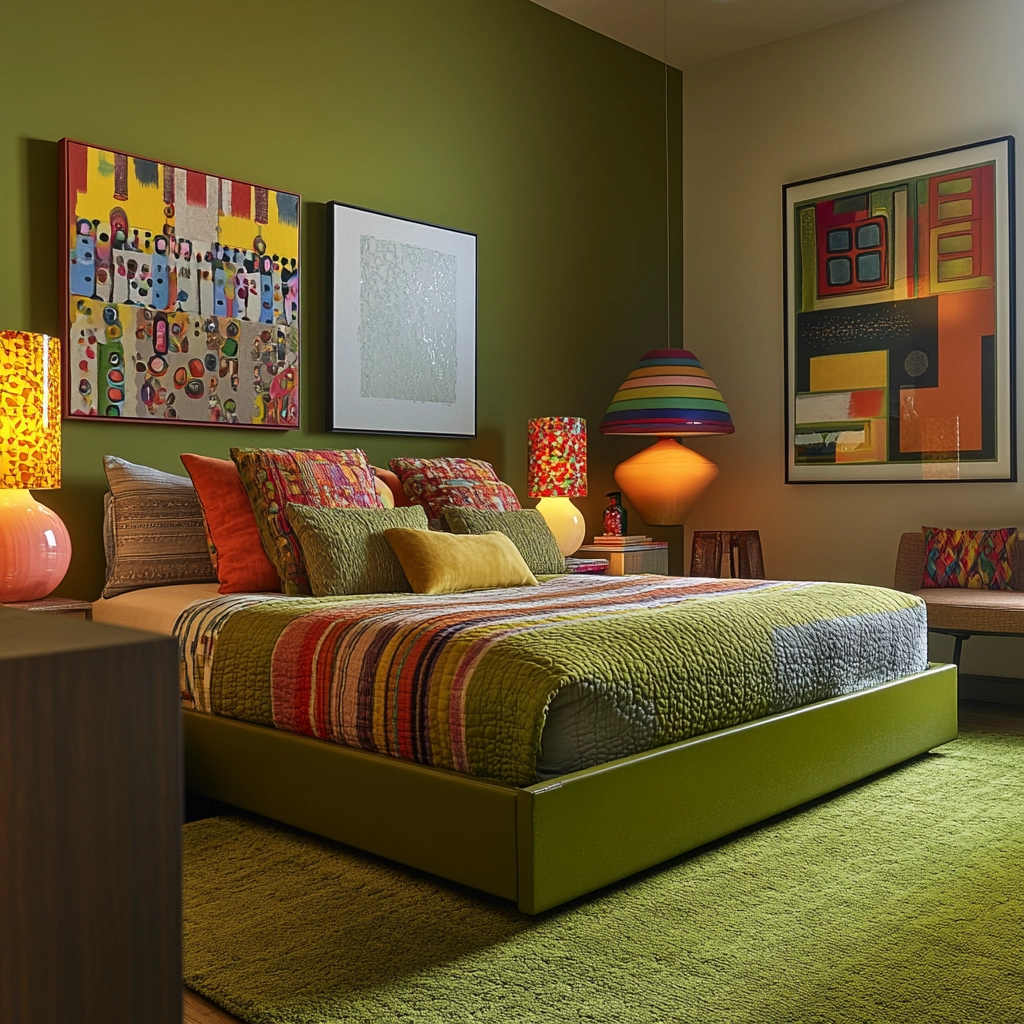 olive green rug bedroom 39