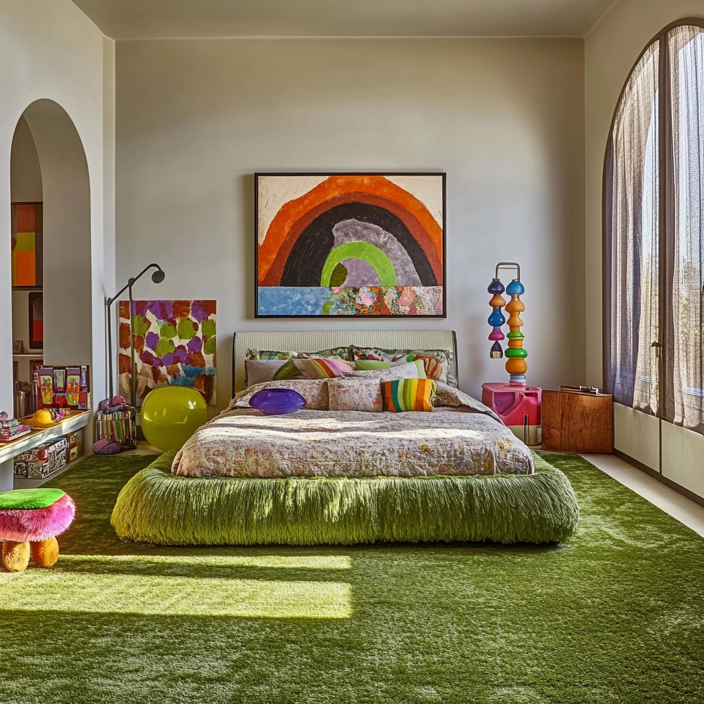 olive green rug bedroom 40