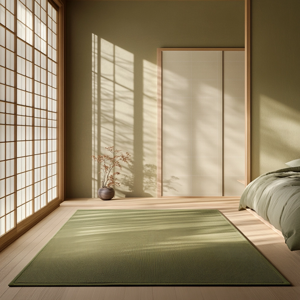 olive green rug bedroom 46