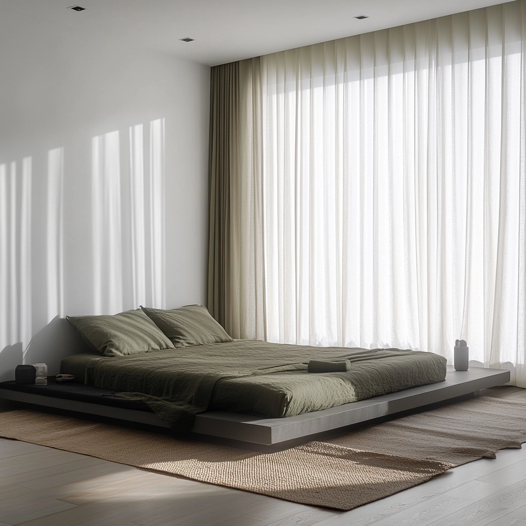 olive green rug bedroom 6