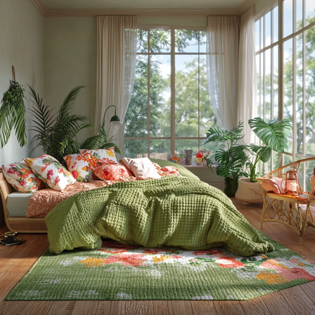 olive green rug bedroom 65