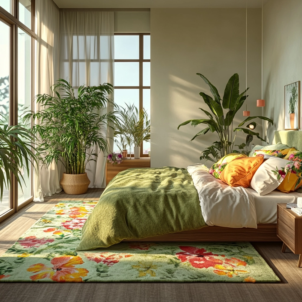 olive green rug bedroom 68