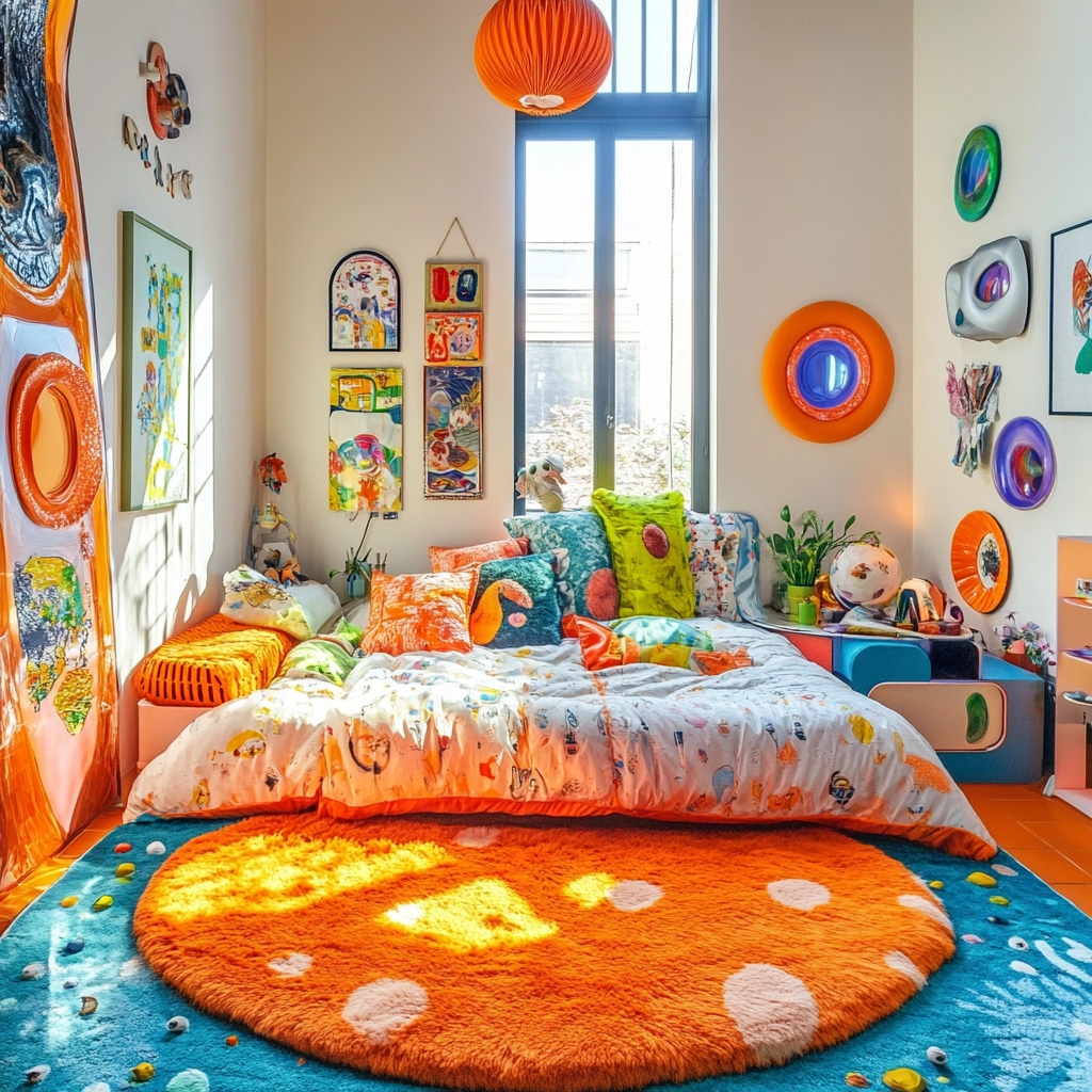 orange rug bedroom 67