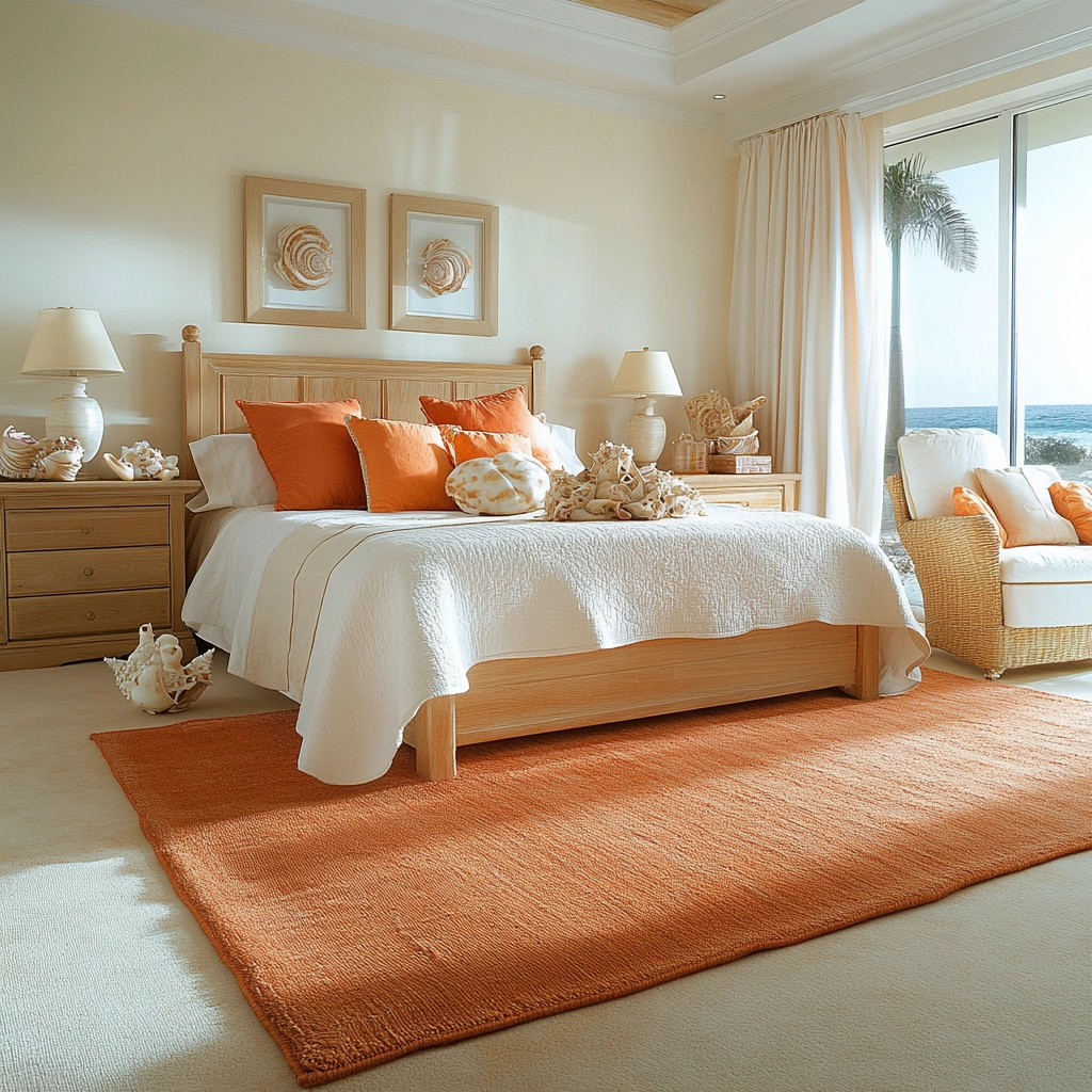 orange rug bedroom 71