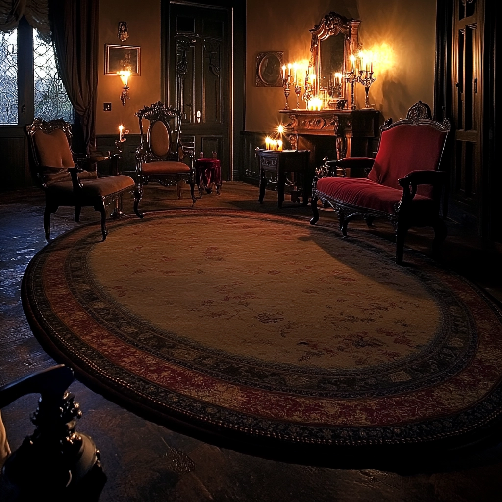 oval carpet living room 48