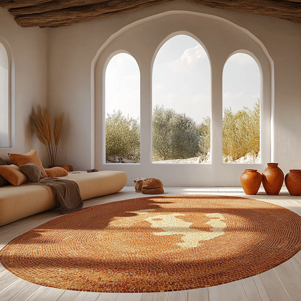 oval carpet living room 58