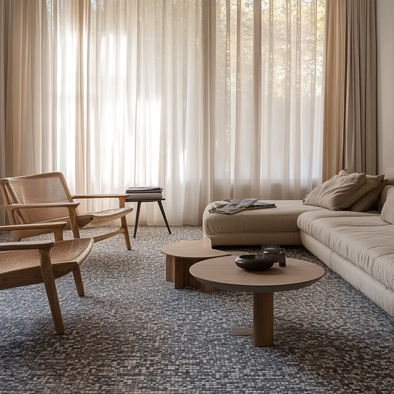 patterned carpet living room 1