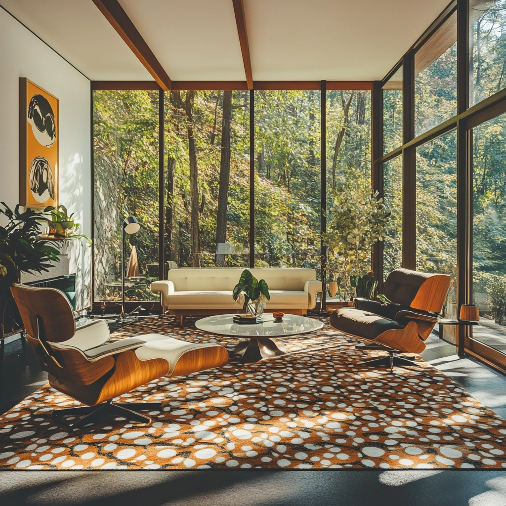 patterned carpet living room 18