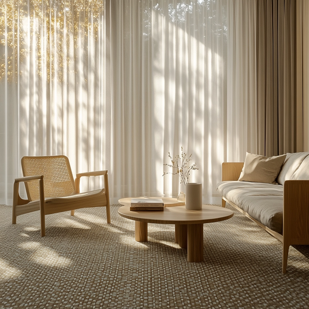 patterned carpet living room 2