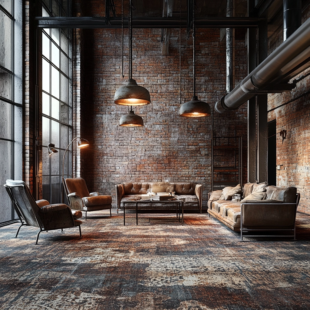 patterned carpet living room 21