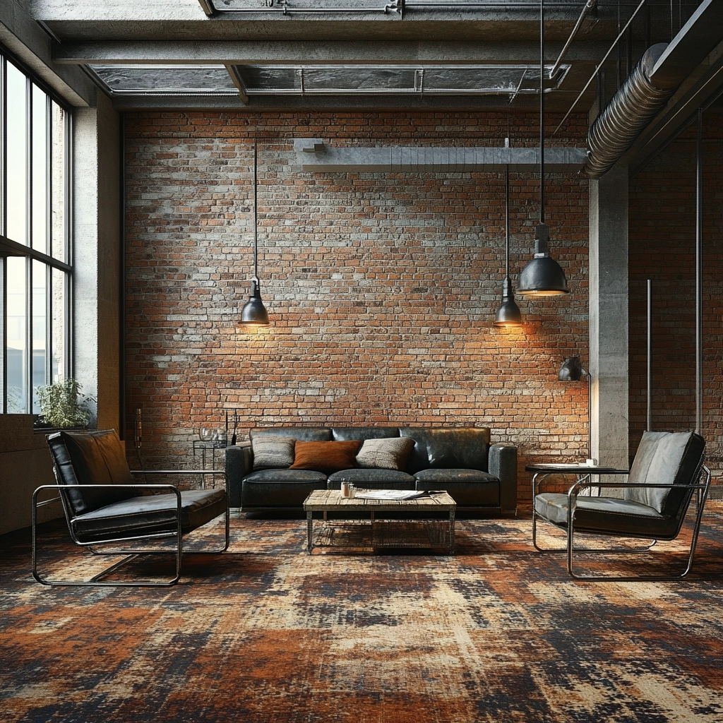 patterned carpet living room 23