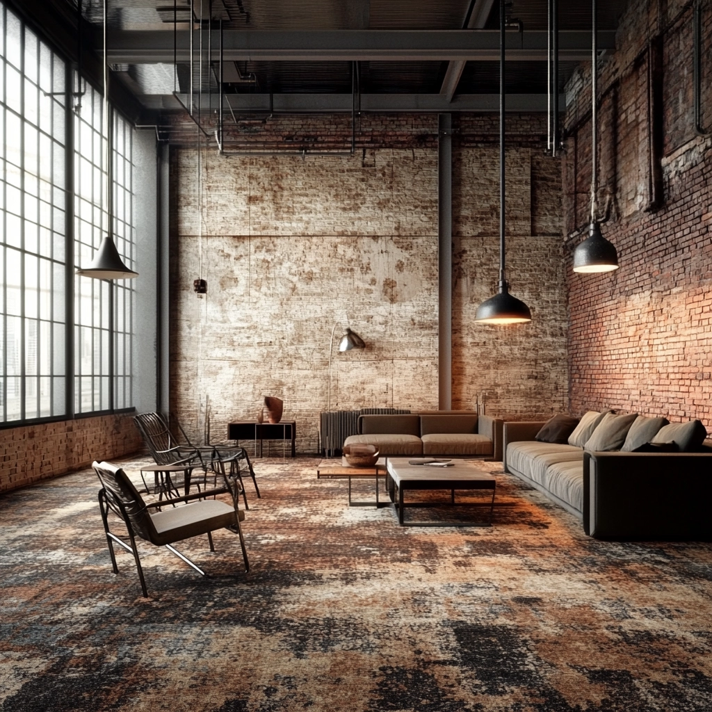 patterned carpet living room 24