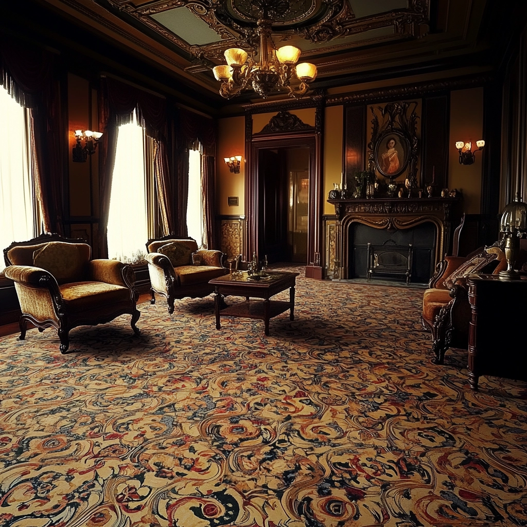 patterned carpet living room 30