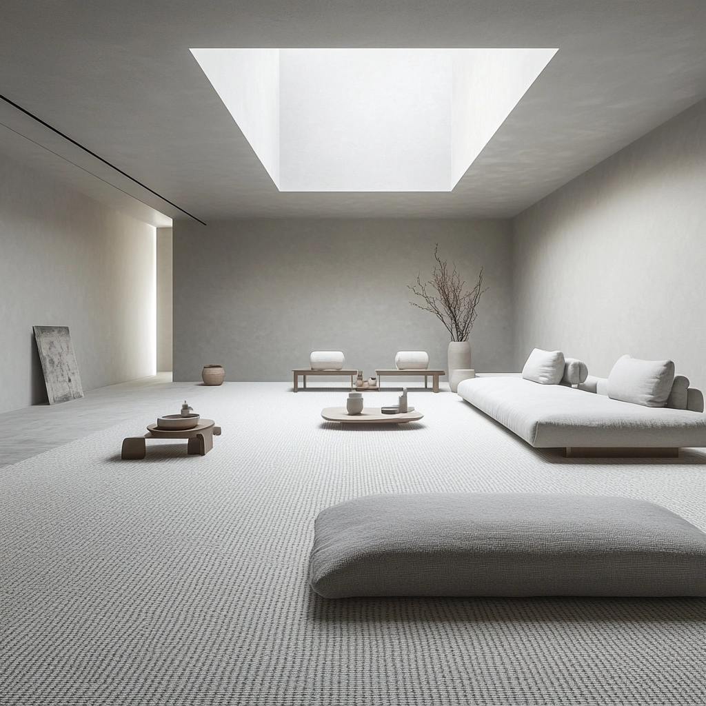patterned carpet living room 34