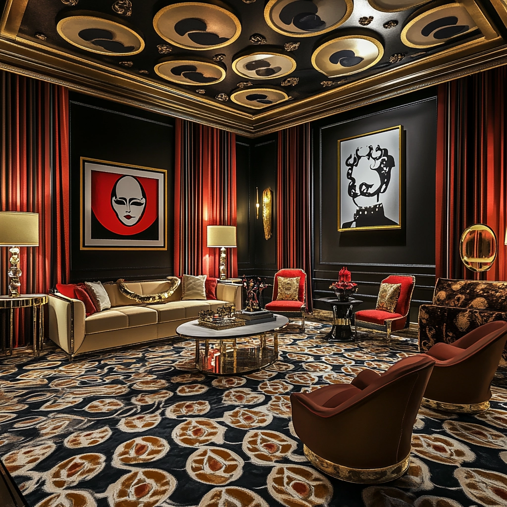 patterned carpet living room 38
