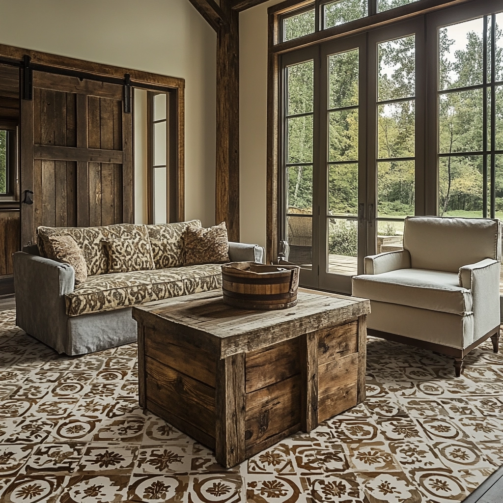 patterned carpet living room 41