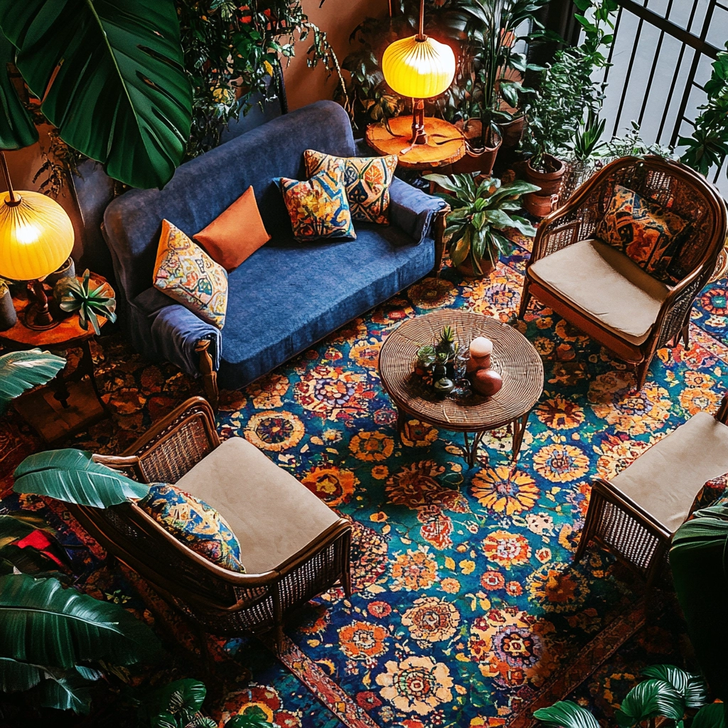 patterned carpet living room 5