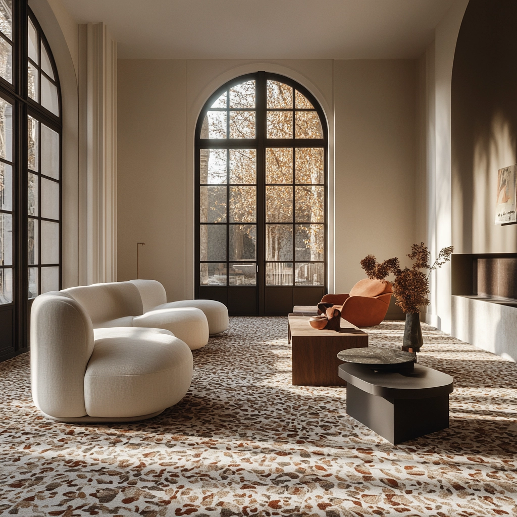 patterned carpet living room 50