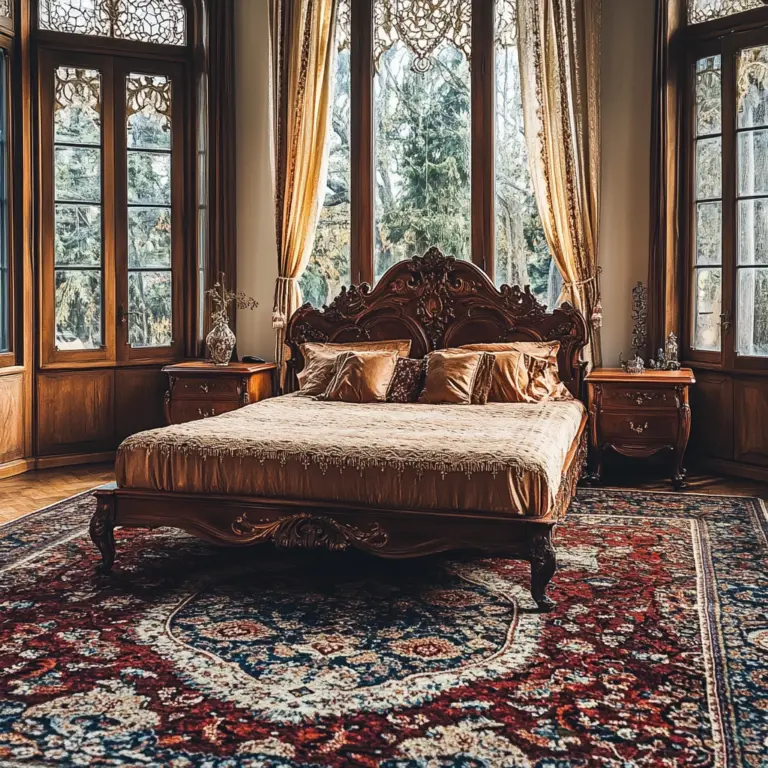 persian carpet bedroom 1