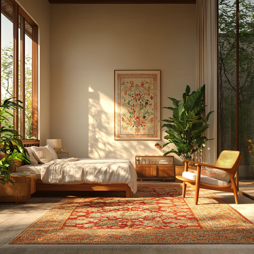 persian carpet bedroom 75