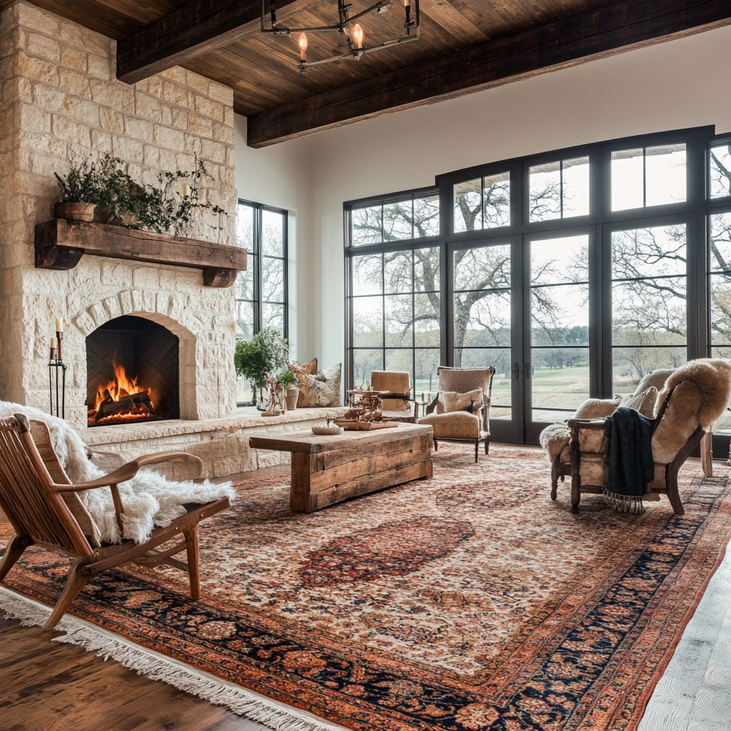 persian carpet living room 34