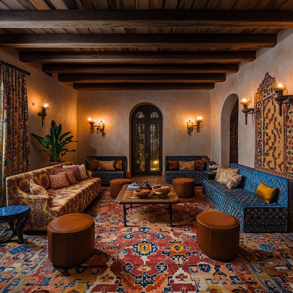 persian carpet living room 44