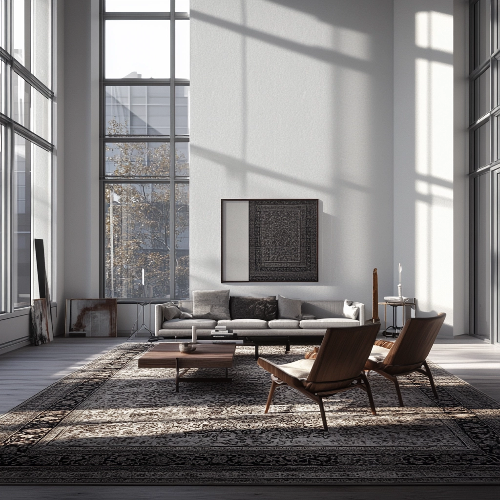 persian carpet living room 48