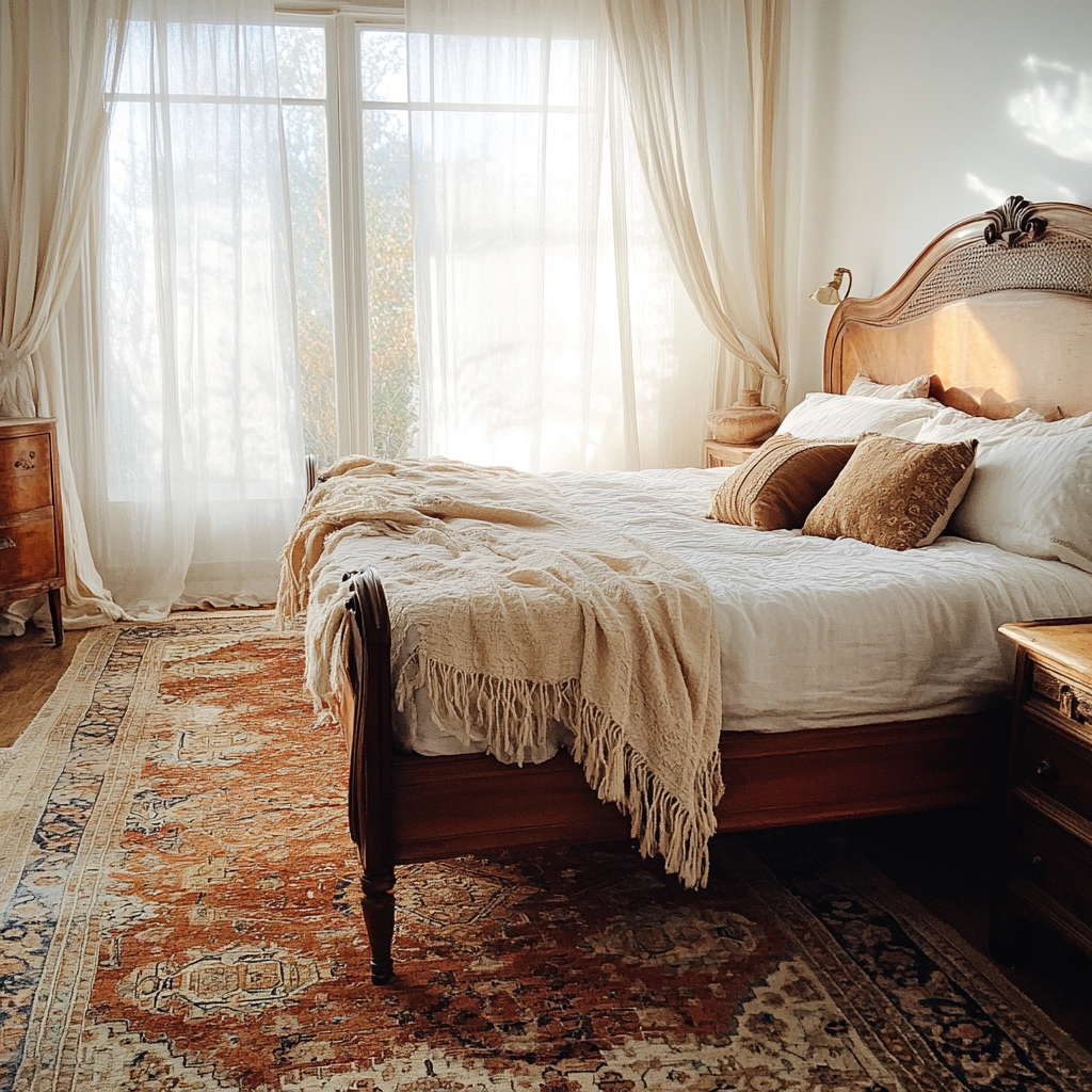 persian rug bedroom 2