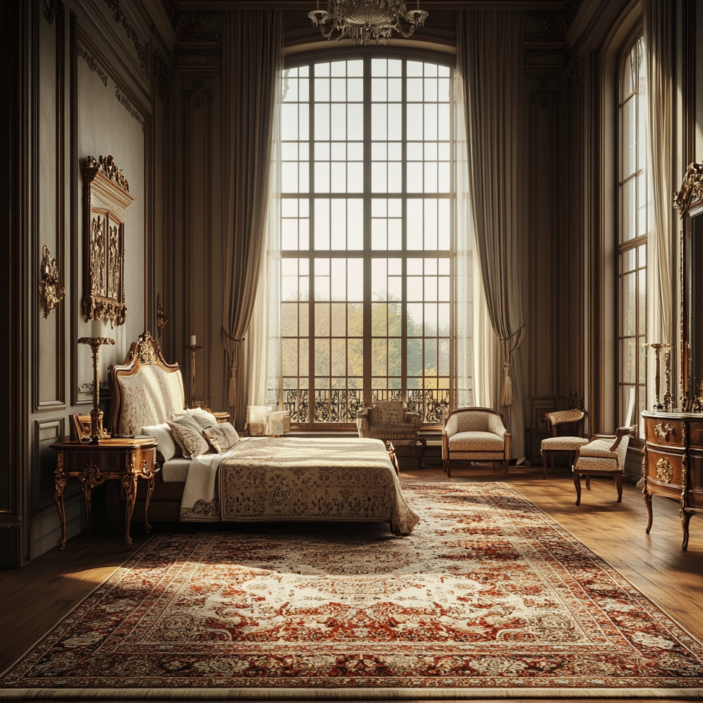 persian rug bedroom 60