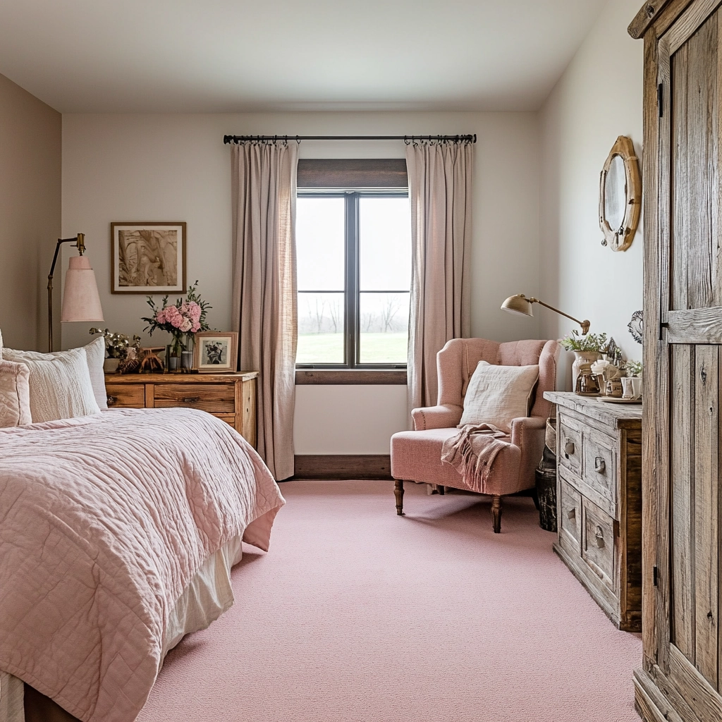 pink bedroom carpet 46