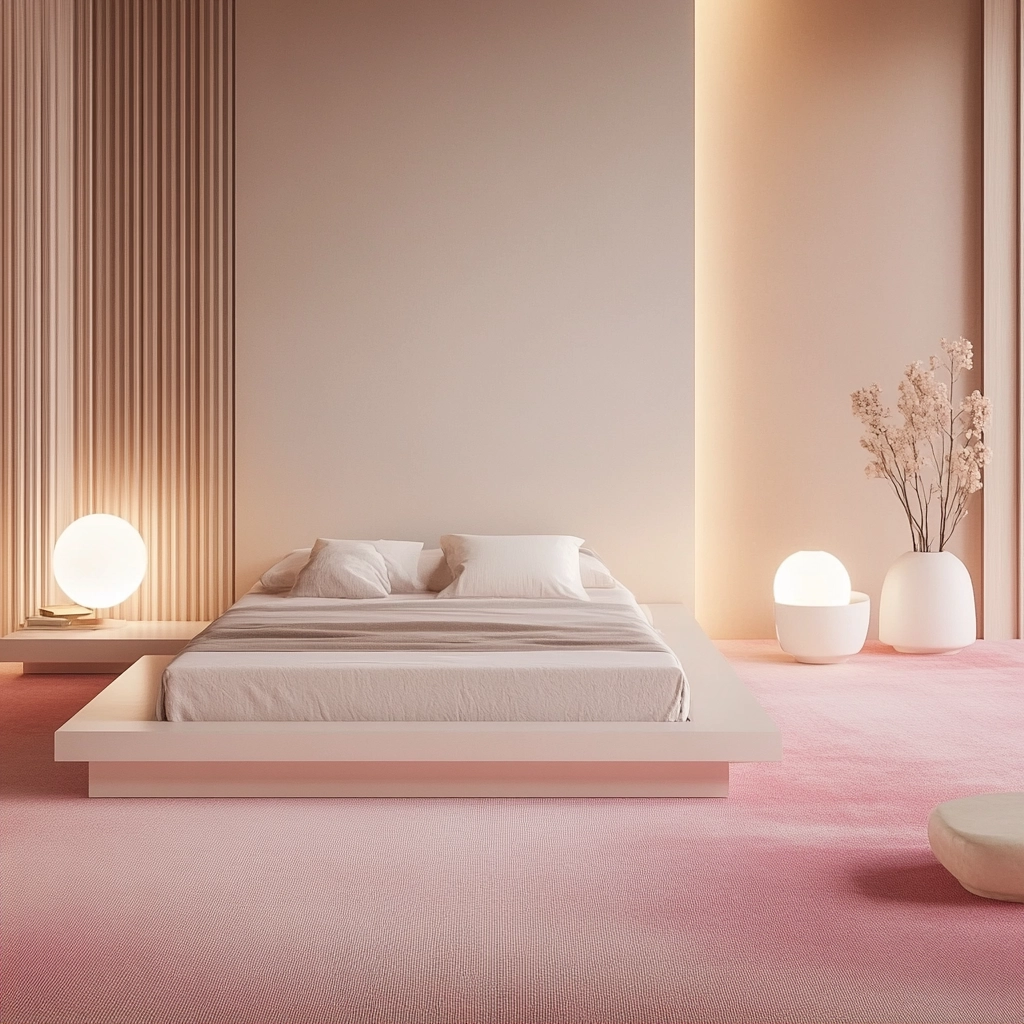 pink bedroom carpet 8