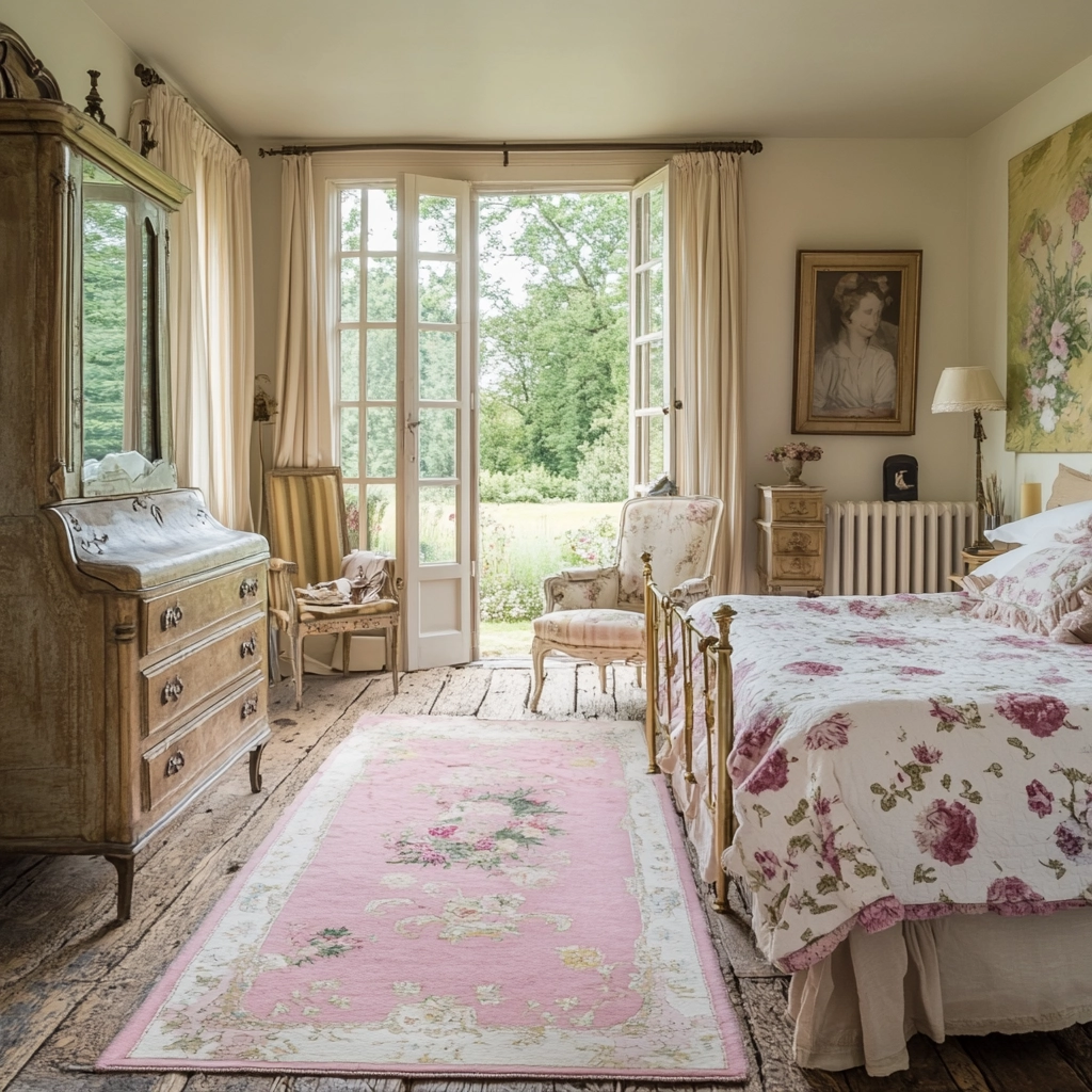 pink bedroom rug 60