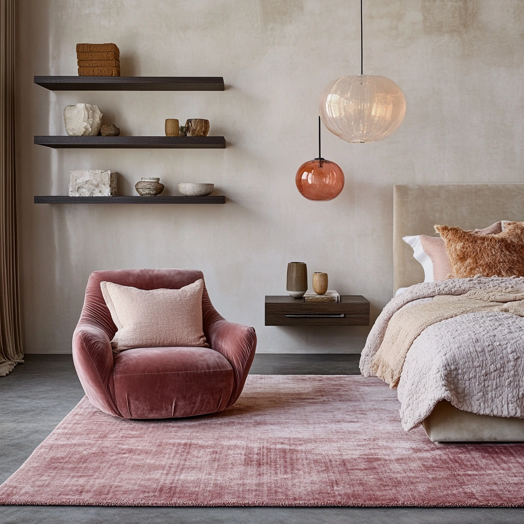 pink bedroom rug 7