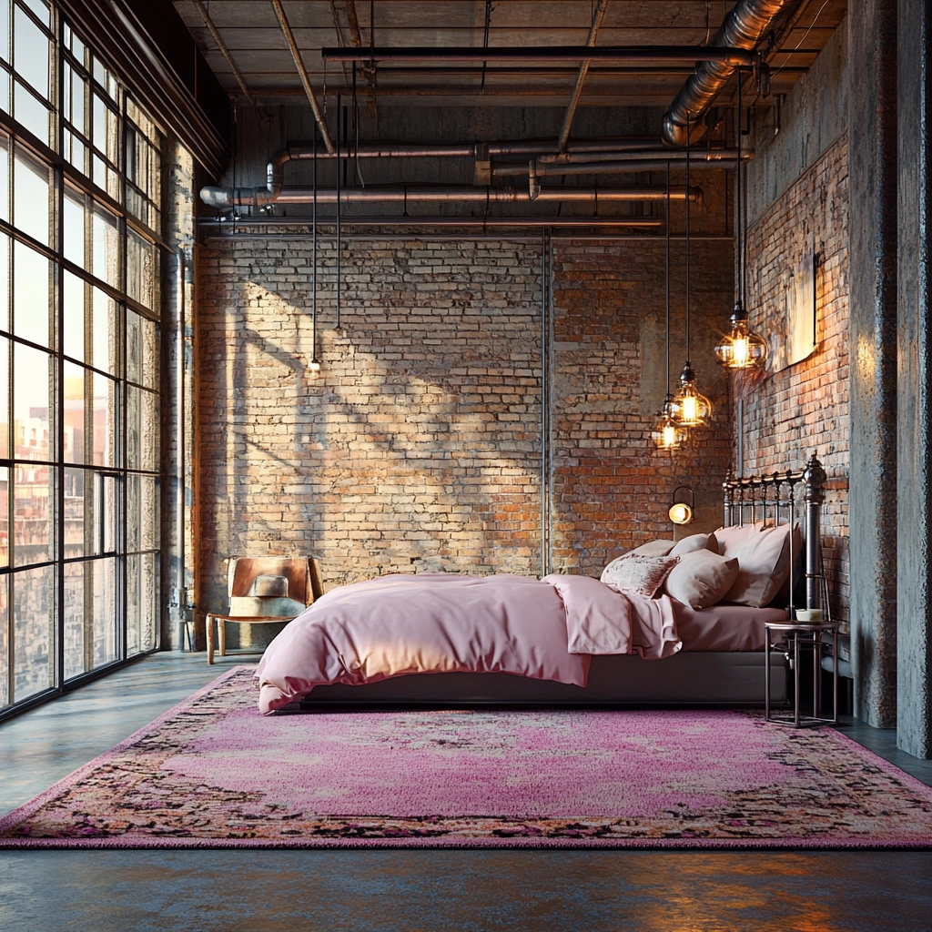 pink bedroom rug 70
