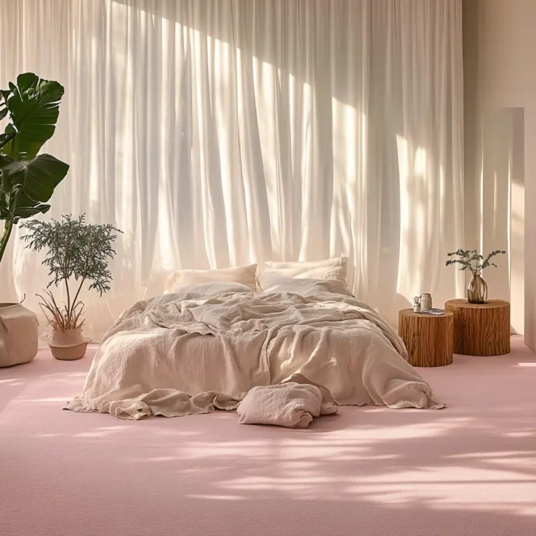 pink carpet bedroom 1