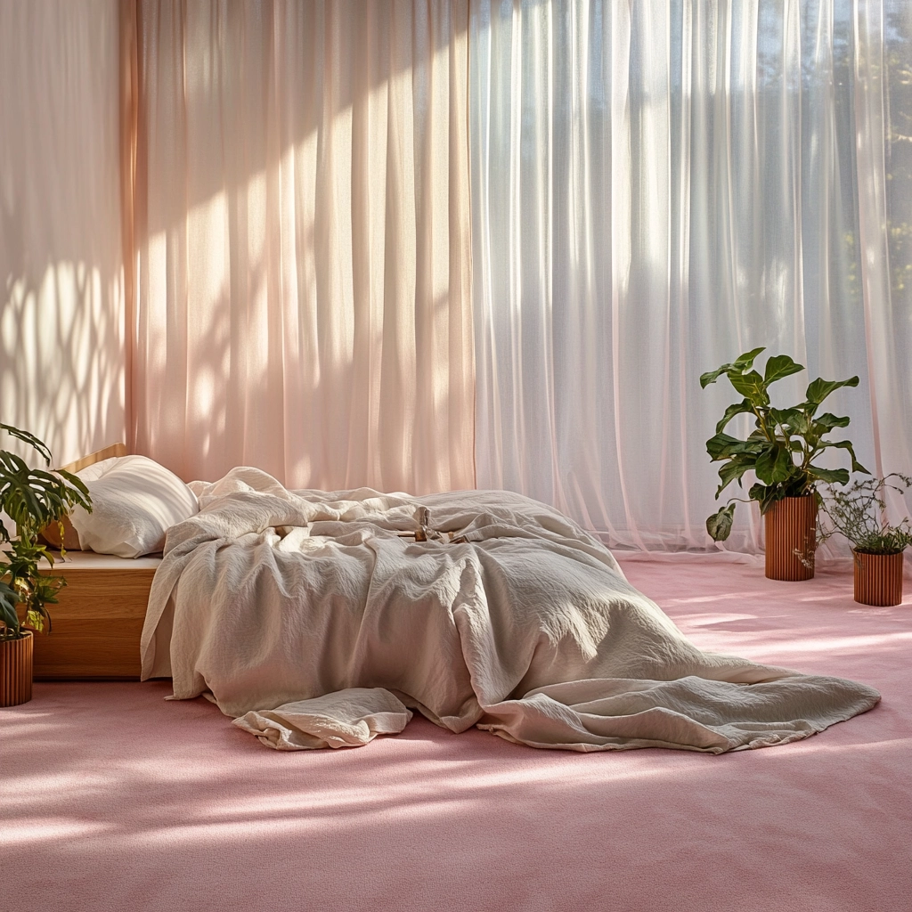 pink carpet bedroom 2