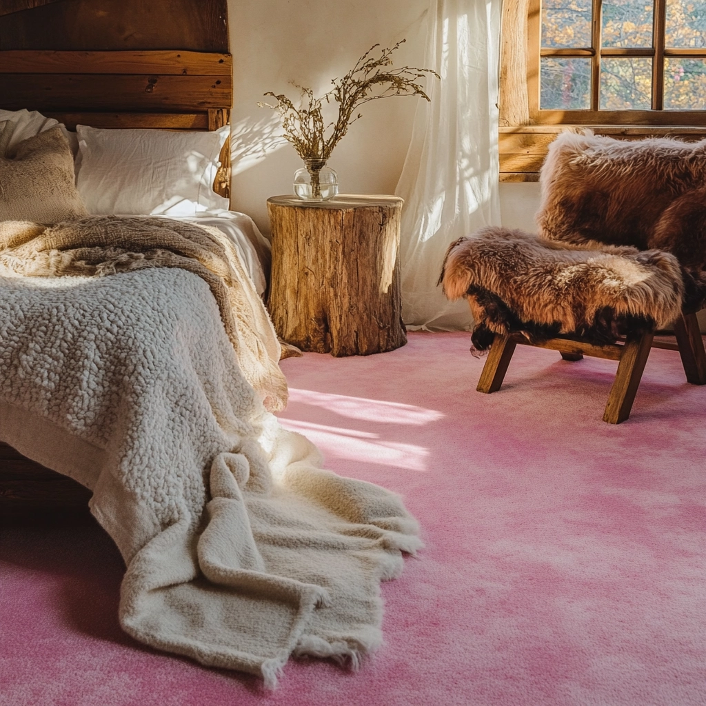 pink carpet bedroom 31