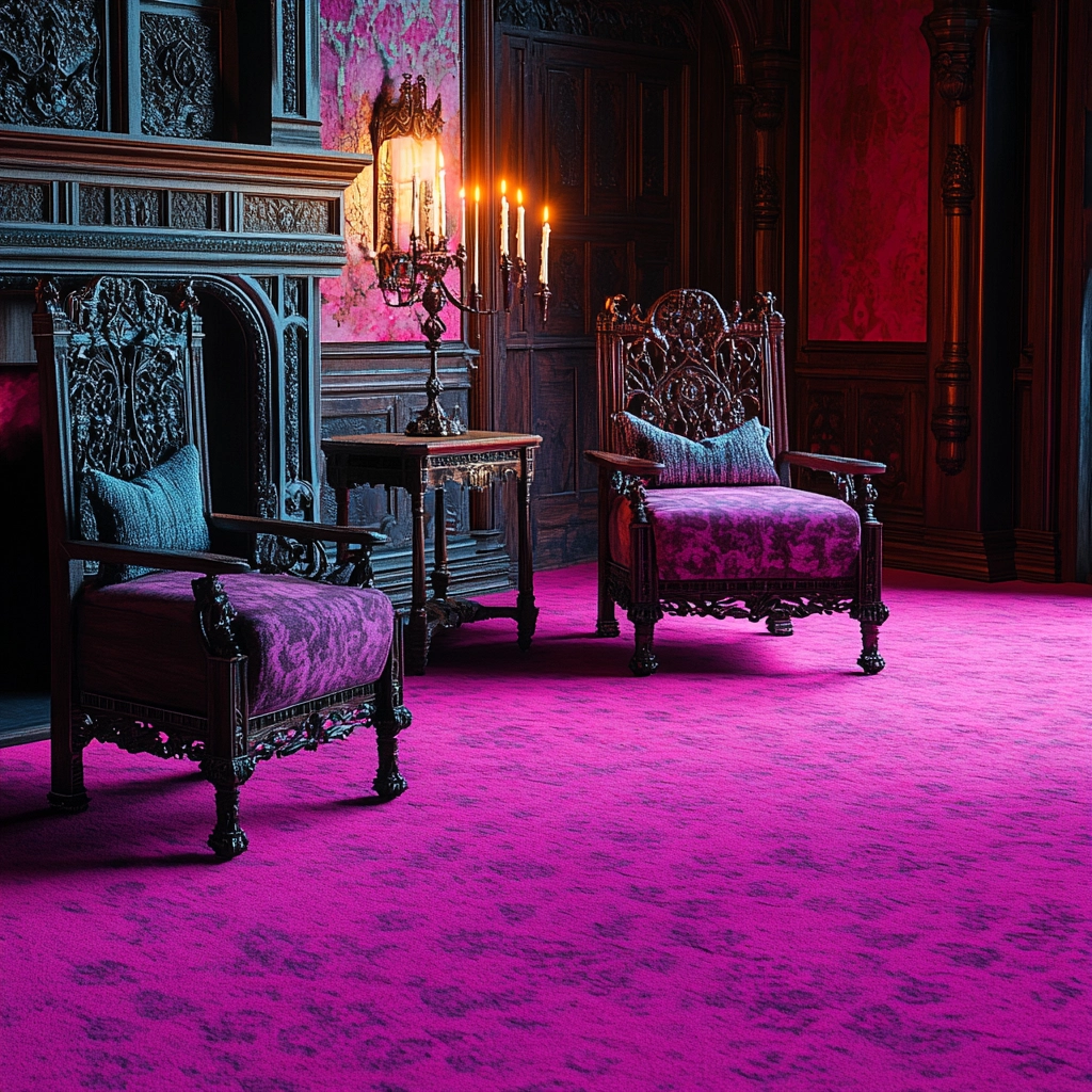 pink carpet bedroom 33