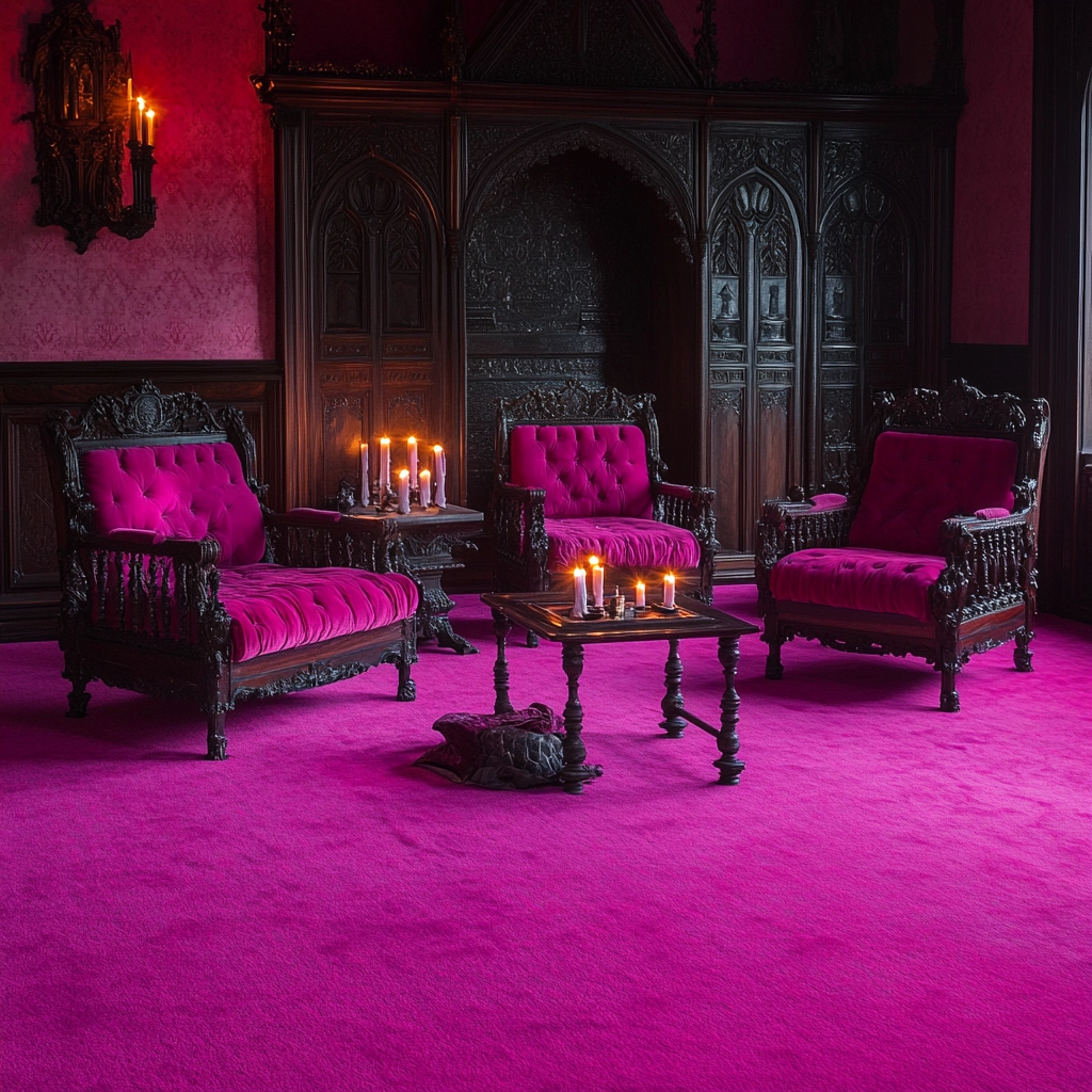 pink carpet bedroom 36