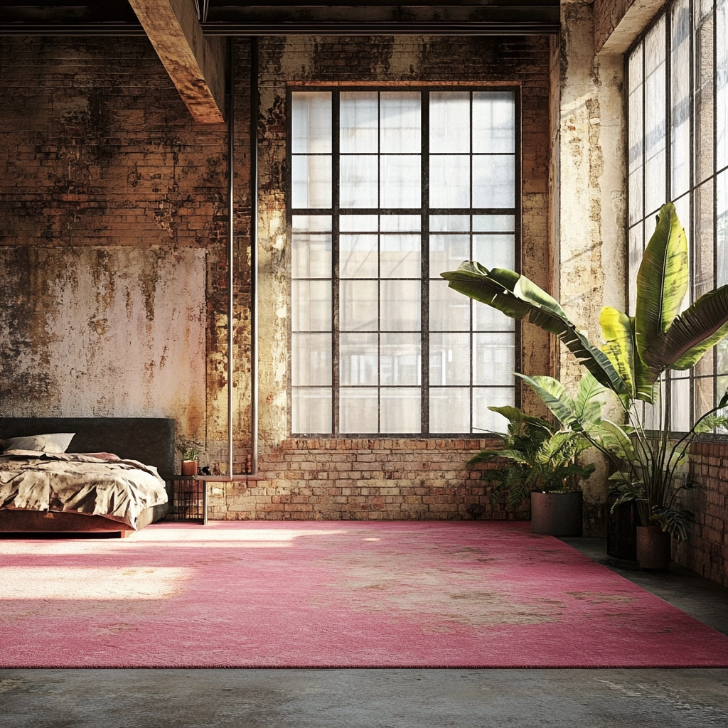pink carpet bedroom 37
